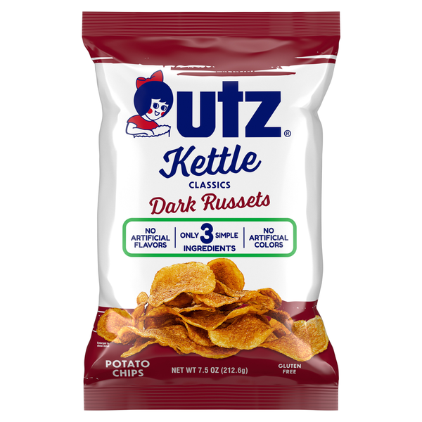 Utz Kettle Classics Dark Russets Potato Chips  DestGlow
