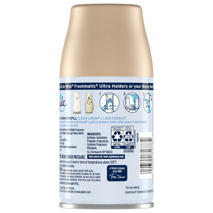 Glade Automatic Spray Air Freshener Refill, Clean Linen