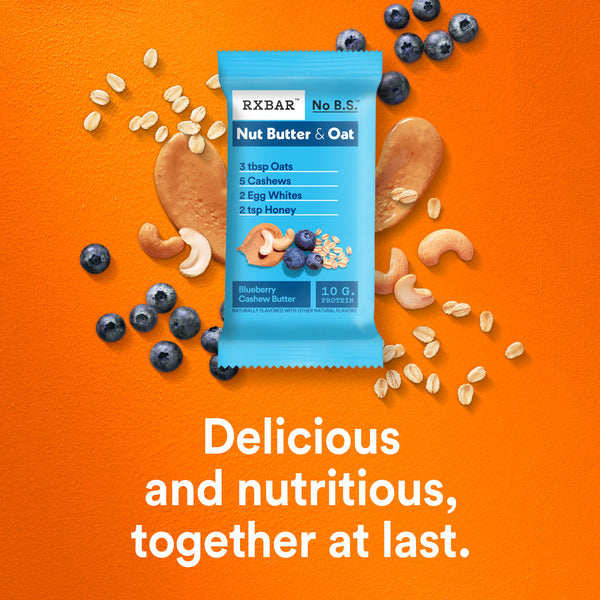 RXBAR Nut Butter &amp; Oat Blueberry Cashew Butter Bars 5 Count