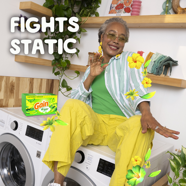 Gain Dryer sheets, Original Scent  DestGlow