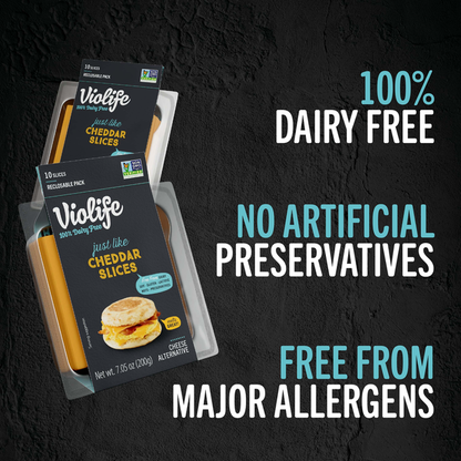 Violife Just Like Cheddar Slices, Dairy-Free Vegan