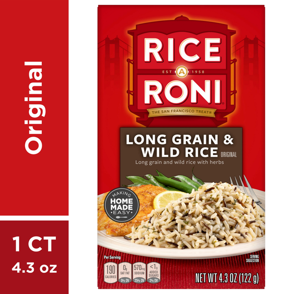 Rice-A-Roni Long Grain &amp; Wild Rice  DestGlow