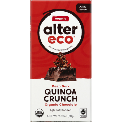 Alter Eco Dark Quinoa Organic Chocolate