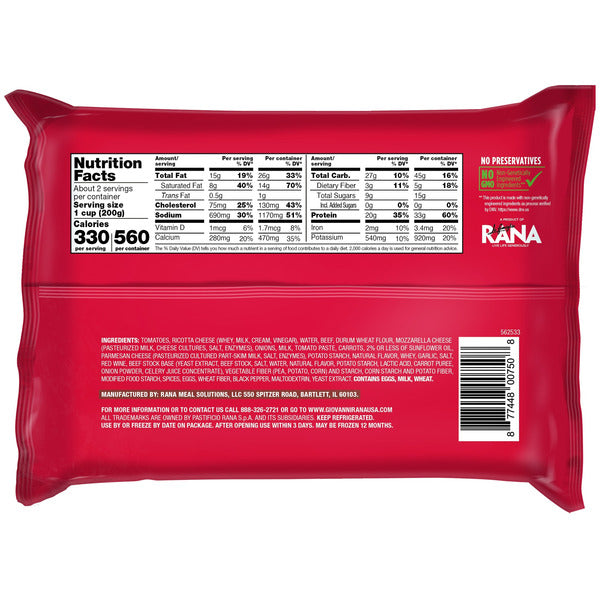 Rana  Meat Lasagna