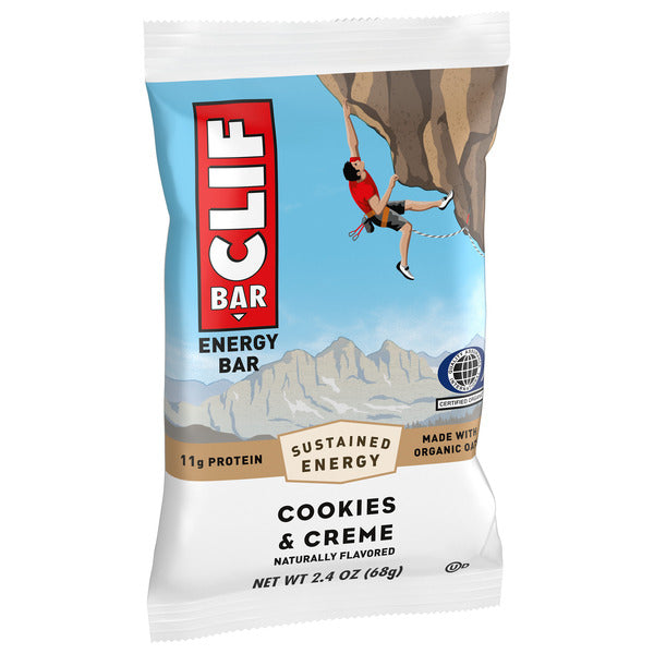 CLIF BAR Energy Protein Bars, Cookies &amp; Creme, Non-Gmo 2.4 oz  DestGlow