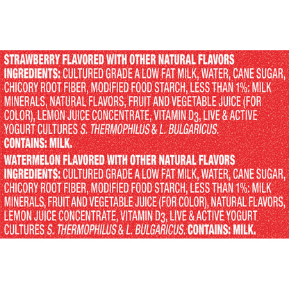Danimals Strawberry Explosion/Wild Watermelon Smoothies