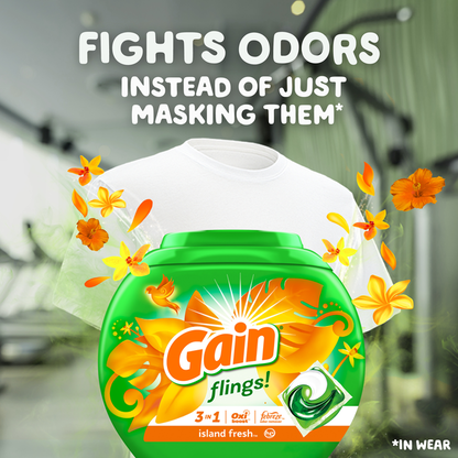 Gain Laundry Detergent Pacs, Island Fresh Scent