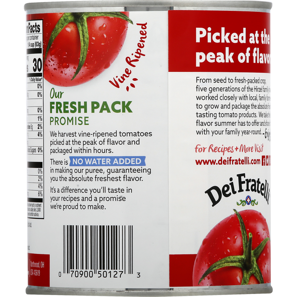 Dei Fratelli Tomato, Puree  DestGlow