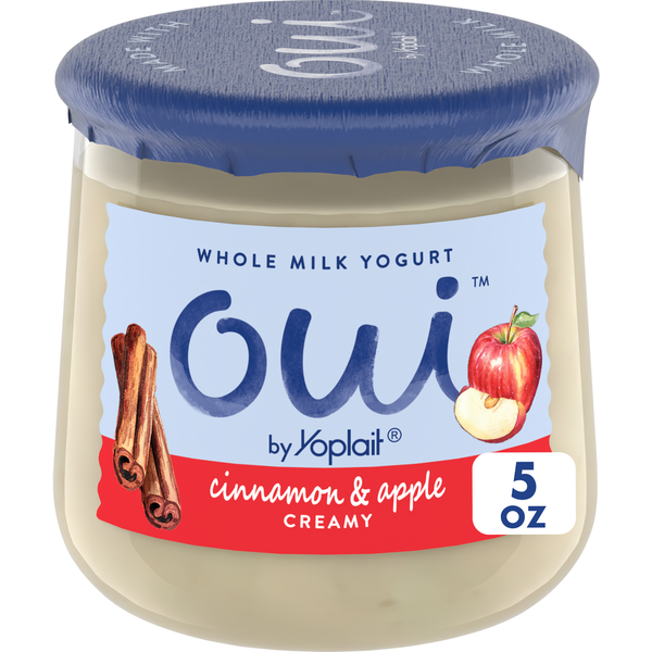 Yoplait Oui Cinnamon &amp; Apple Whole Milk Yogurt  DestGlow