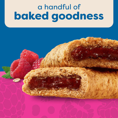 Kellogg’s Nutri-Grain Raspberry Breakfast Bars, Made with 10g Whole Grains, 8 Count