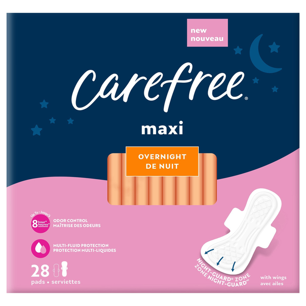 Carefree Pads, Maxi  DestGlow
