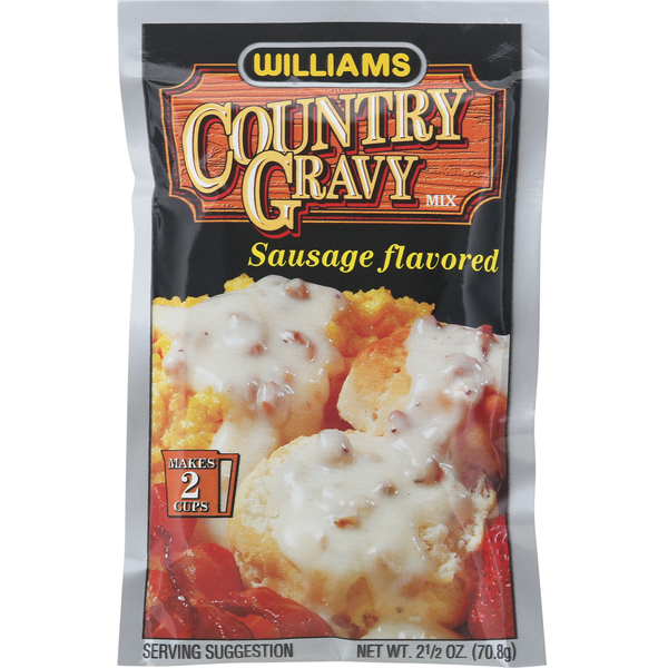Williams Country Gravy Mix, Sausage Flavored  DestGlow
