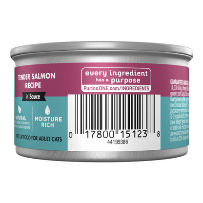 Purina ONE Natural Weight Control Wet Cat Food, Ideal Weight Tender Salmon Recipe  DestGlow