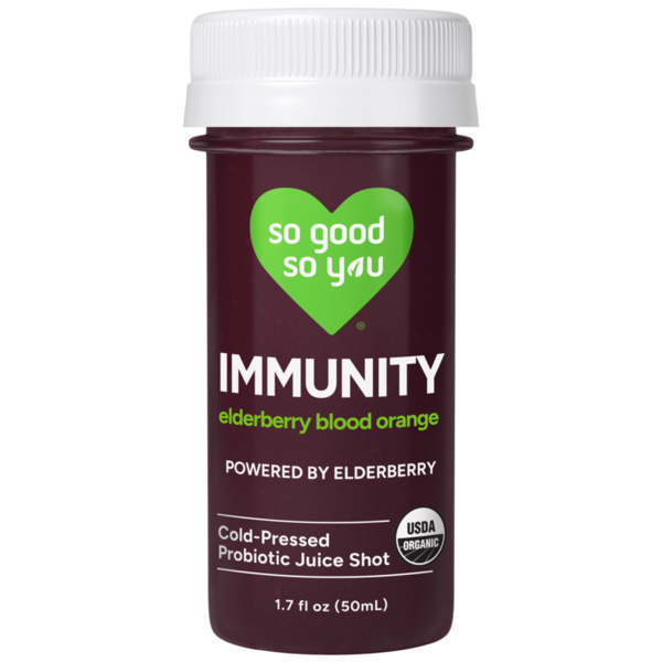 So Good So You Immunity Elderberry Blood Orange Probiotic Shot  DestGlow