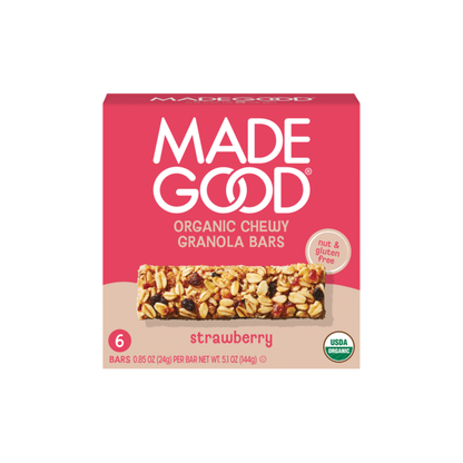 MadeGood Strawberry Granola Bars 6pk