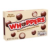 WHOPPERS Malted Milk Balls Candy Box, 5 oz  DestGlow
