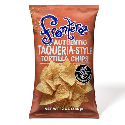 Frontera Authentic Taqueria Tortilla Chips, Non-GMO, Small Batch