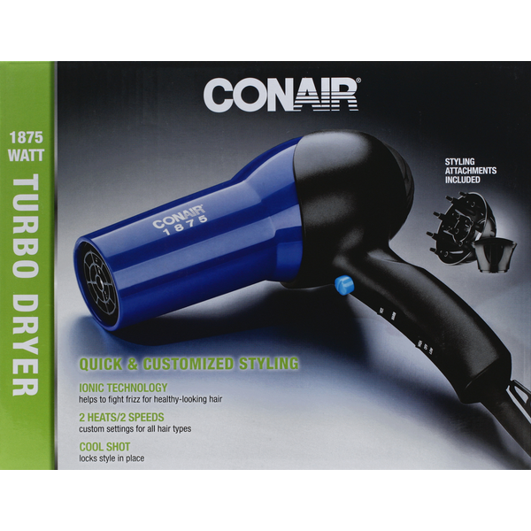 Conair Turbo Dryer, 1875 Watt  DestGlow