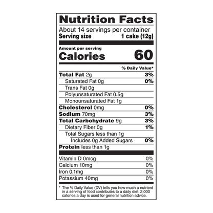 Quaker Rice Cakes, White Cheddar