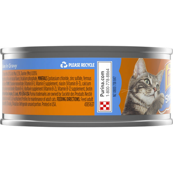 Purina Friskies Gravy Wet Cat Food, Shreds With Chicken  DestGlow