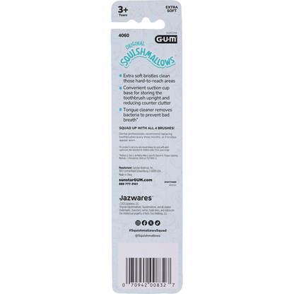 GUM Extra Soft Original Squishmallows Toothbrushes