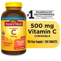 Nature Made Chewable Vitamin C 500 mg Tablets️  DestGlow