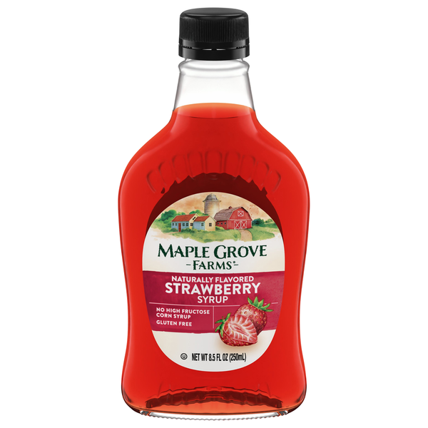 Maple Grove Farms of Vermont Strawberry Syrup  DestGlow