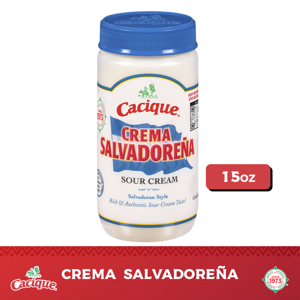 Cacique Salvadoran Style Crema Salvadorena Sour Cream  DestGlow