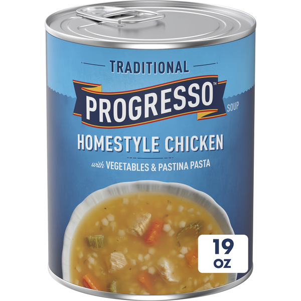 Progresso Traditional, Chicken with Vegetables &amp; Pastina Pasta Canned Soup  DestGlow