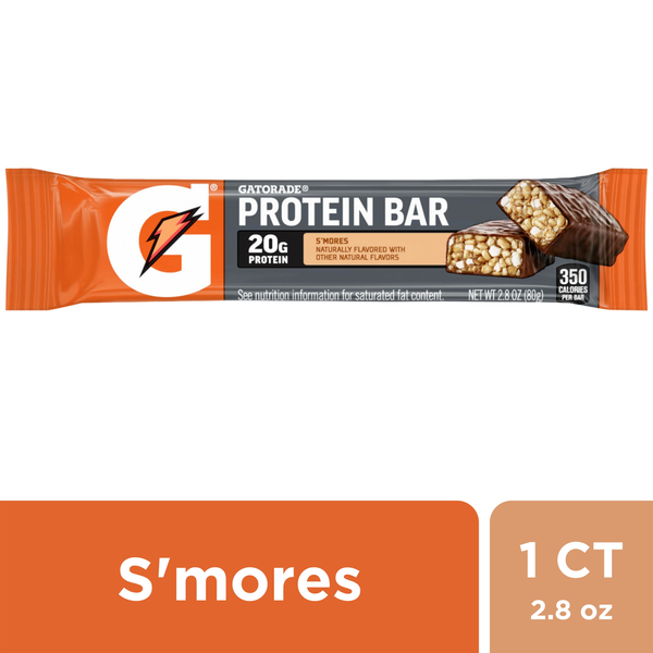 Gatorade Smores Whey Protein Bar  DestGlow