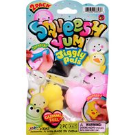 Ja-Ru Squeesh Yum Toy, Jiggly Pals, Gummy Feel  DestGlow