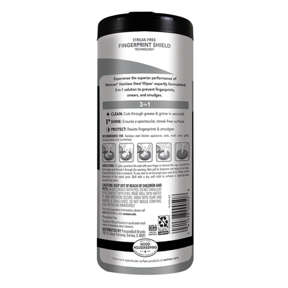 Weiman Stainless Steel Appliance Wipes