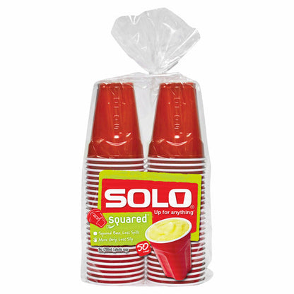 Solo Up For Anything 9 Oz Squared Plastic Cups