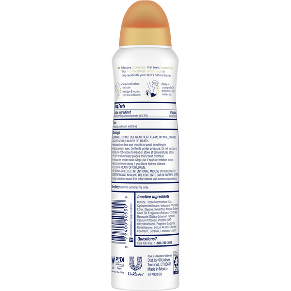 Dove Chamomile Tea Antiperspirant Deodorant Spray  DestGlow