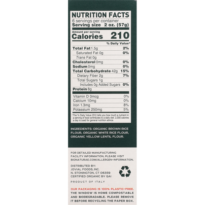 Bionaturae Penne Rigate, Gluten Free