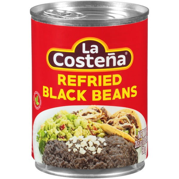 La Costeña Refried Black Beans  DestGlow