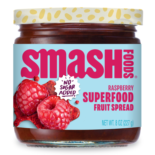 Smash Foods Raspberry Superfood Fruit Spread  DestGlow