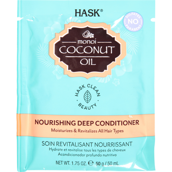 HASK Deep Conditioner, Nourishing, Monoi Coconut Oil  DestGlow