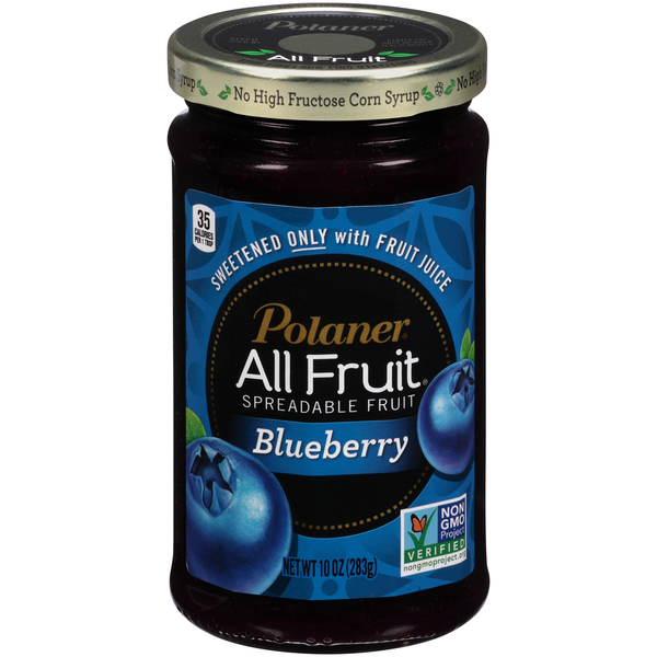 Polaner Gluten Free Blueberry Spreadable Fruit Blueberry Fruit Spread  DestGlow