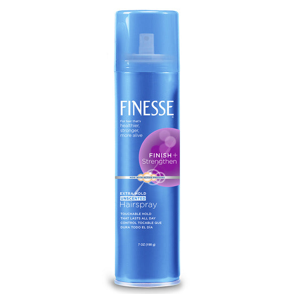 Finesse Extra Hold Hairspray, Unscented  DestGlow