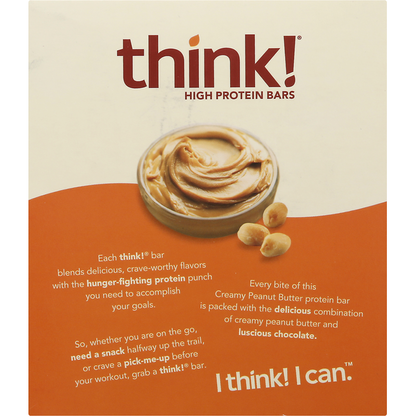 think! Creamy Peanut Butter Protein Bar