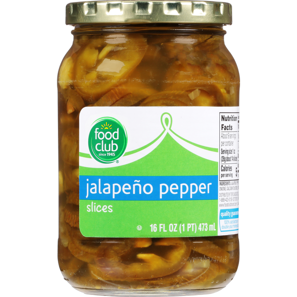 Food Club Jalapeno Pepper Slices  DestGlow