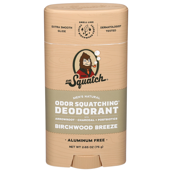 Dr. Squatch Deodorant, Odor Squatching, Birchwood Breeze  DestGlow