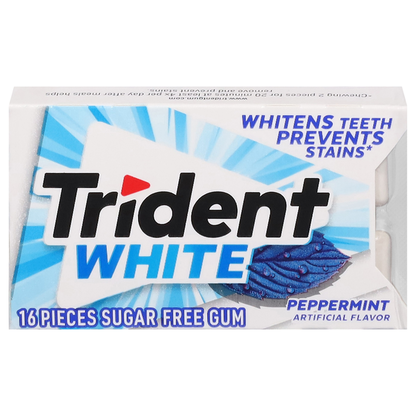 Trident Gum, Sugar Free, Peppermint  DestGlow