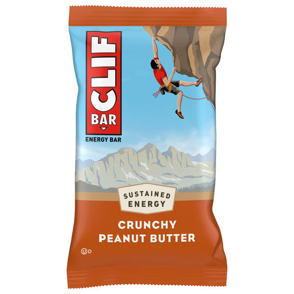 CLIF BAR Crunchy Peanut Butter Energy Bar, Non-Gmo, Plant Based Protein Bars  DestGlow