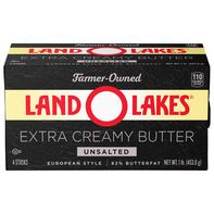 Land O Lakes Unsalted Extra Creamy Butter, Europea...
️  DestGlow