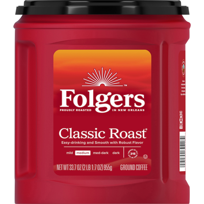 Folgers Ground Medium Classic Roast Coffee