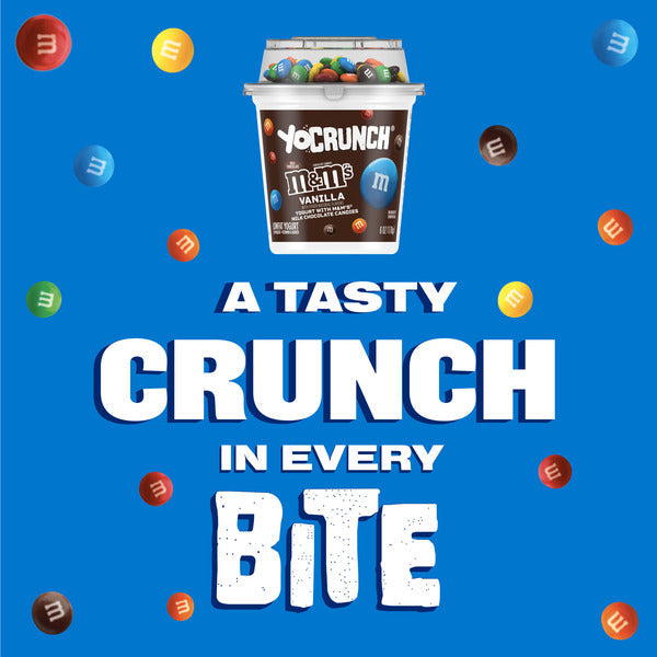 YoCrunch Vanilla Lowfat Yogurt with M&amp;M&