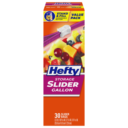 Hefty Storage Slider Bags