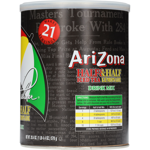 AriZona Half &amp; Half Iced Tea Lemonade Drink Mix